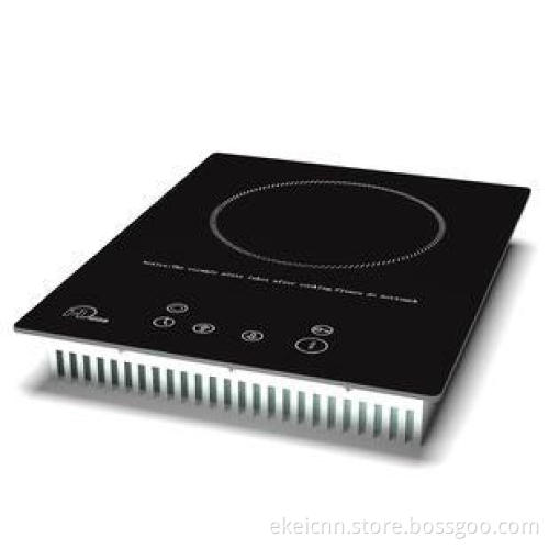 Boil Dry Protection Single Burner Glass Ceramic Cooktop wit